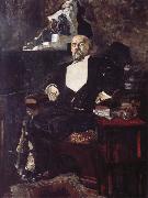 Mikhail Vrubel The portrait of Mamontoff oil painting